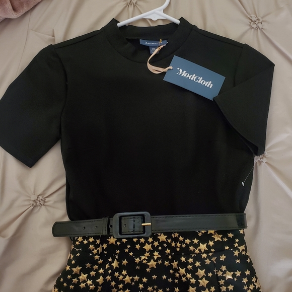 NWT Modcloth | A Leading Delight Mock Neck StarbDress - Picture 4 of 7